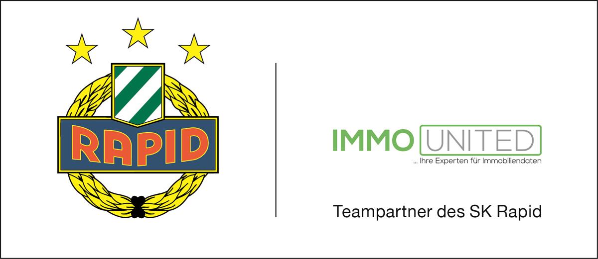 Composite Logo SK Rapid Wien  IMMOunited 