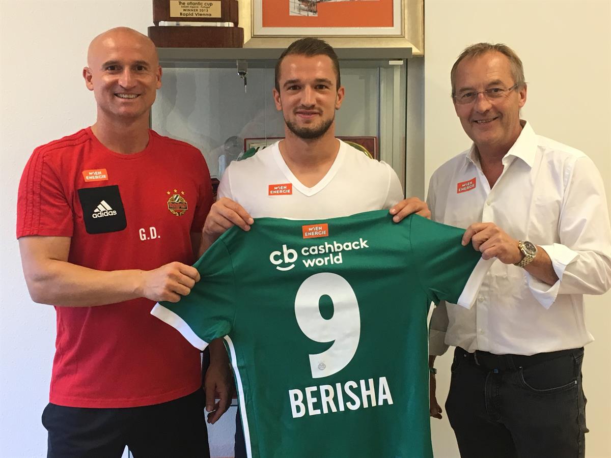 Verpflichtung von Veton Berisha beim SK Rapid Wien