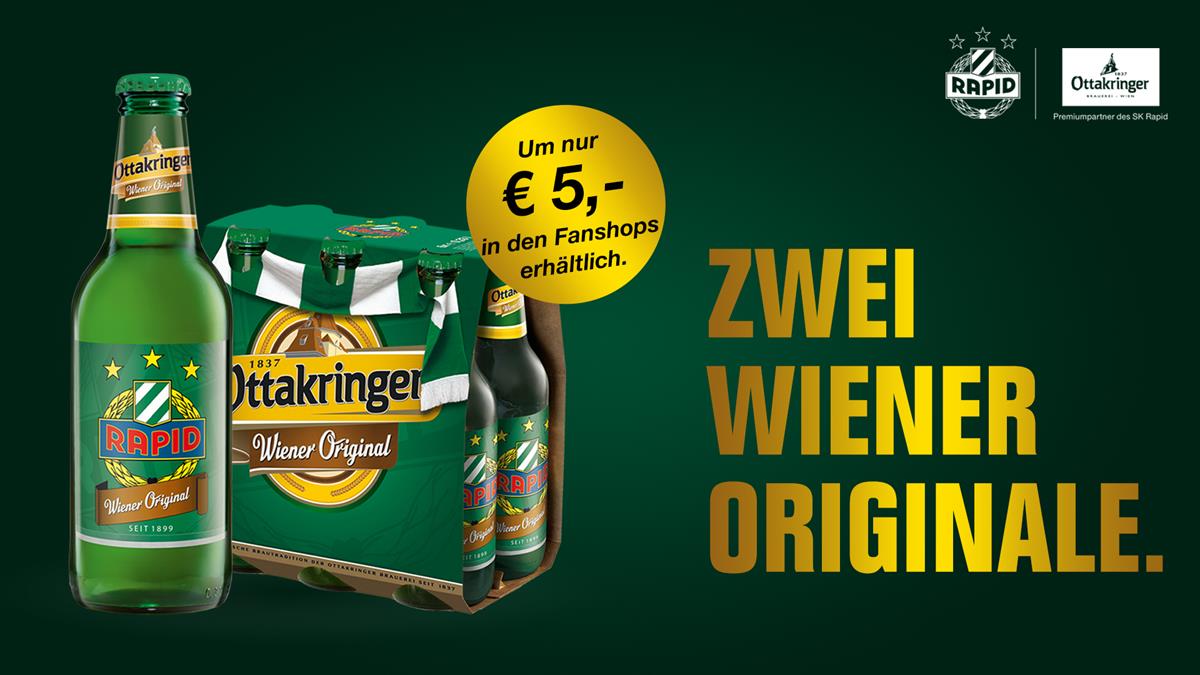 Wiener Original - Special Edition SK Rapid und Ottakringer mit Preis