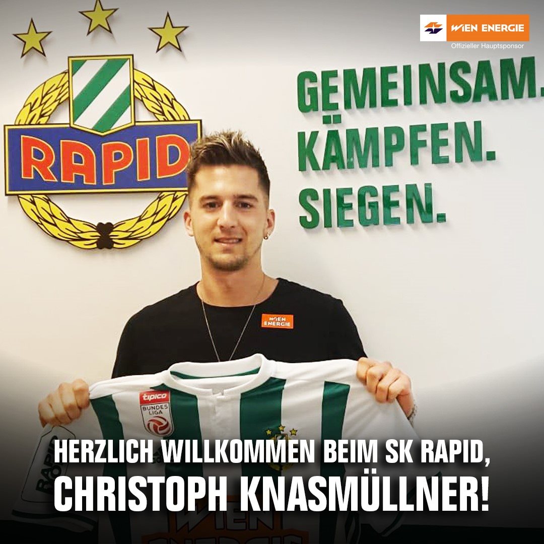 Neo-Rapidler Christoph Knasmüllner