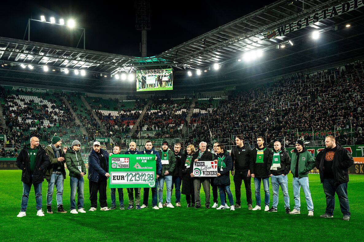 Wiener helfen Wienern Spendenübergabe 2026