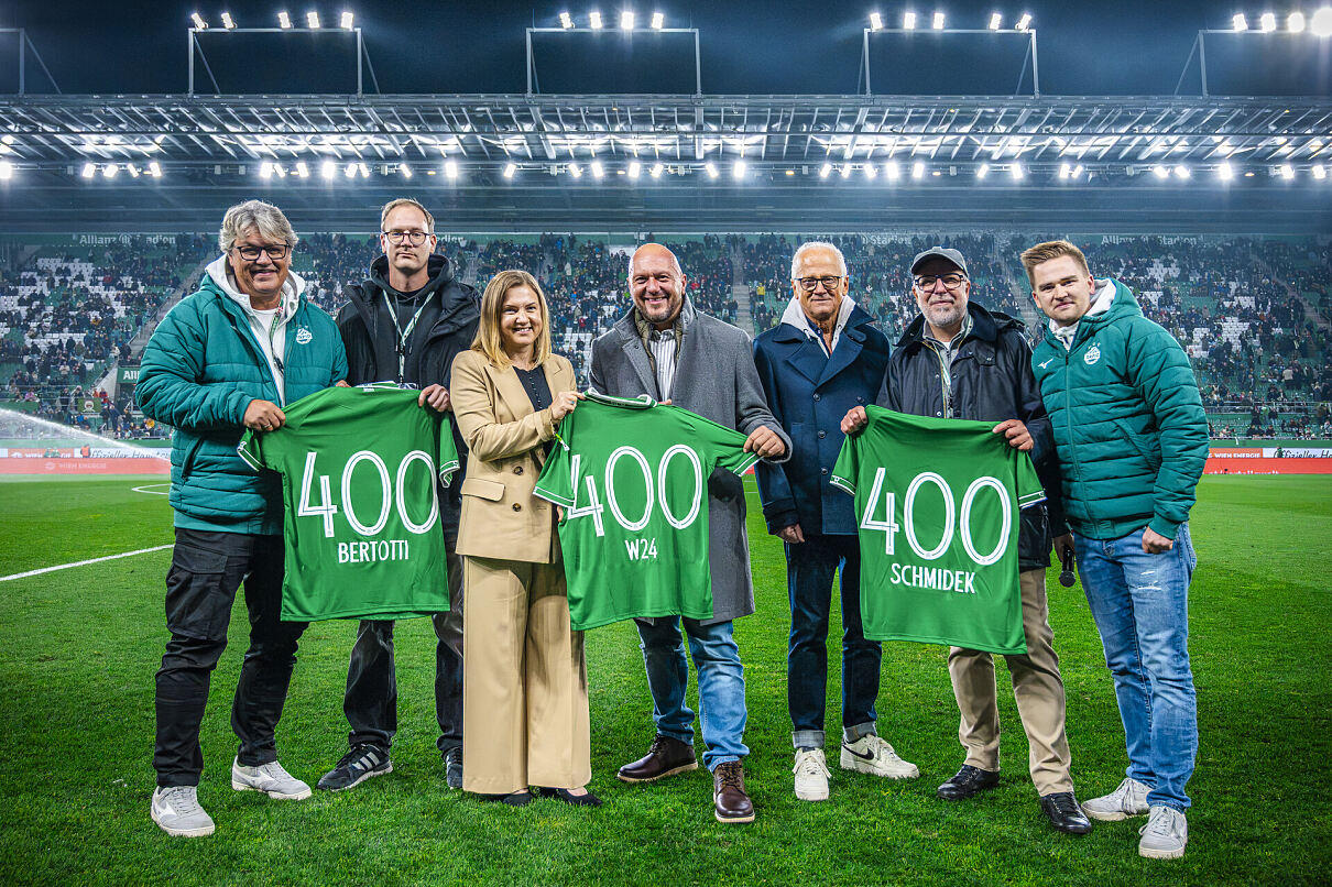 400 Folgen RAPIDVIERTELSTUNDE auf W24