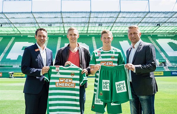 Rapid Wien: Saisonstart in Hütteldorf mit neuem Premiumpartner HPYBET - Bild © Red Ring Shot Rapid, Rapid Wien, hpybet