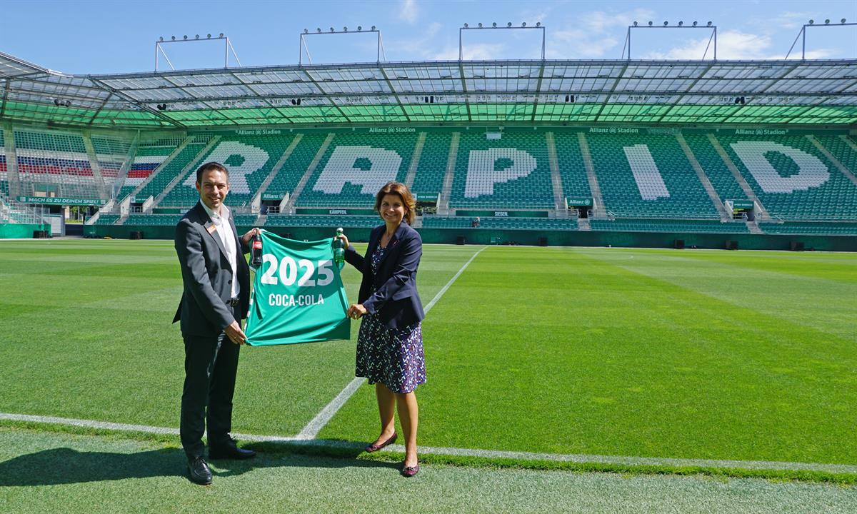 Coca-Cola übernimmt Teampartnerschaft des SK Rapid
