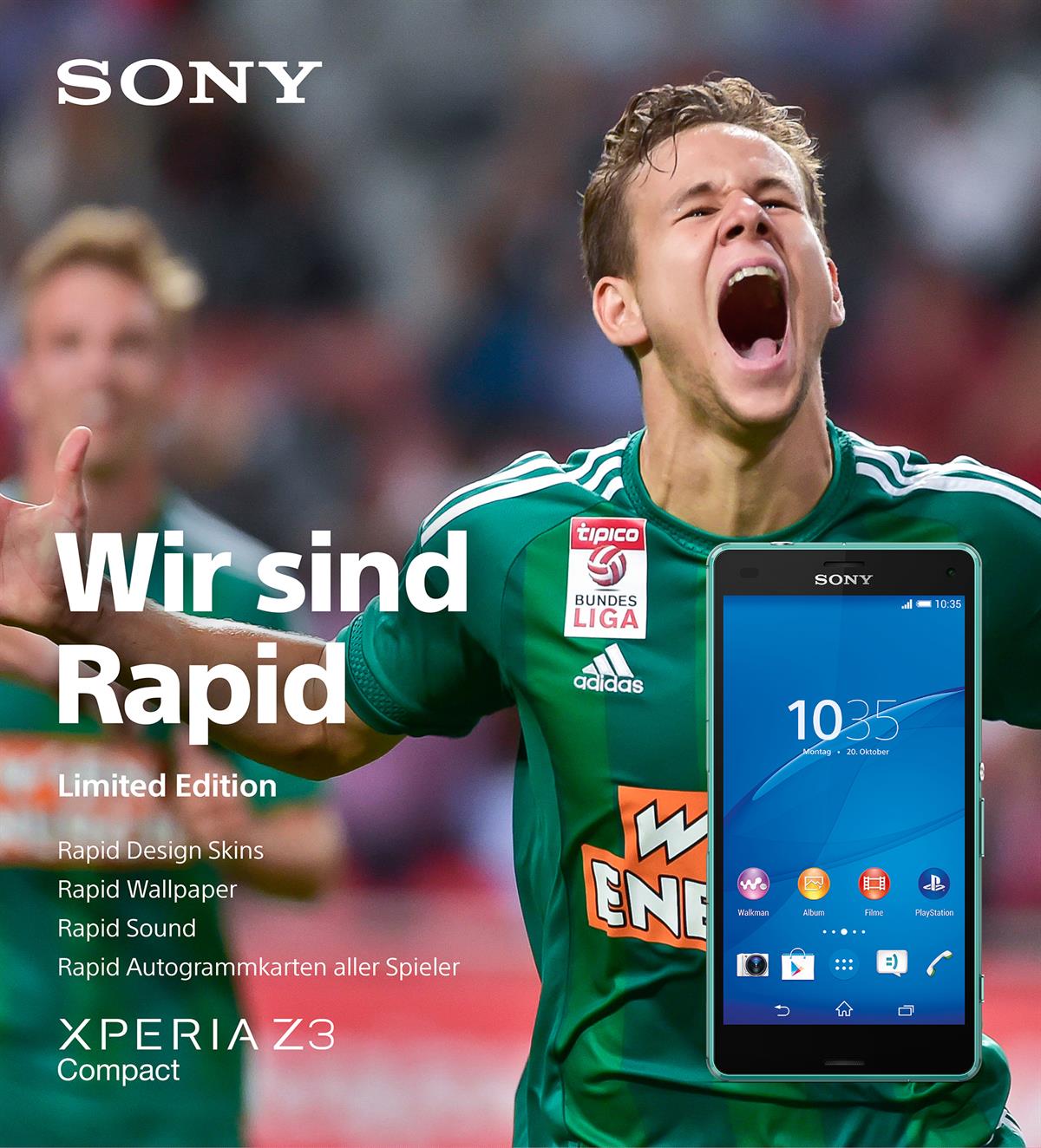 Neues Sony-Rapid-Handy V