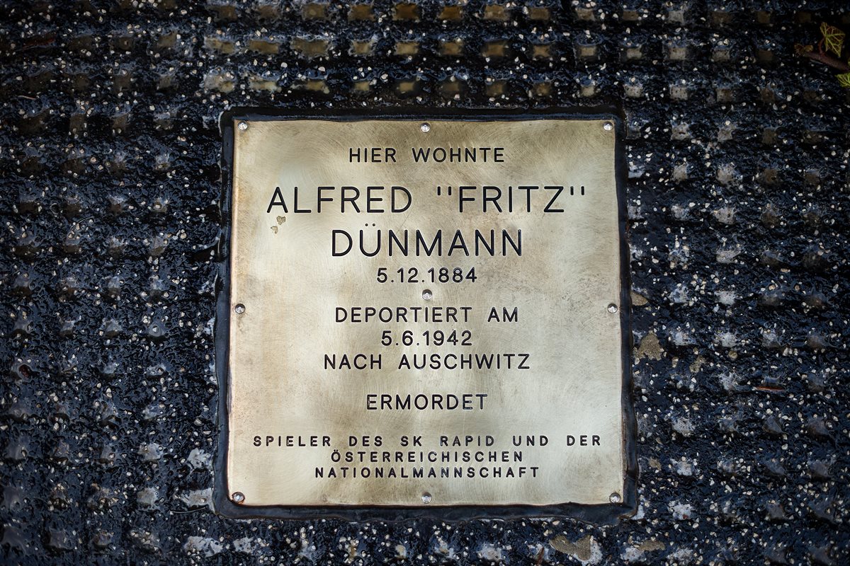 Stein der Erinnerung für Alfred Fritz Dünmann