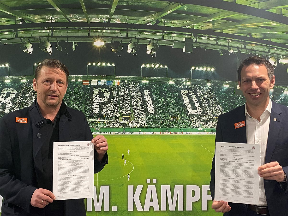 Rapid erhält Bundesliga-Lizenz für die Saison 202122