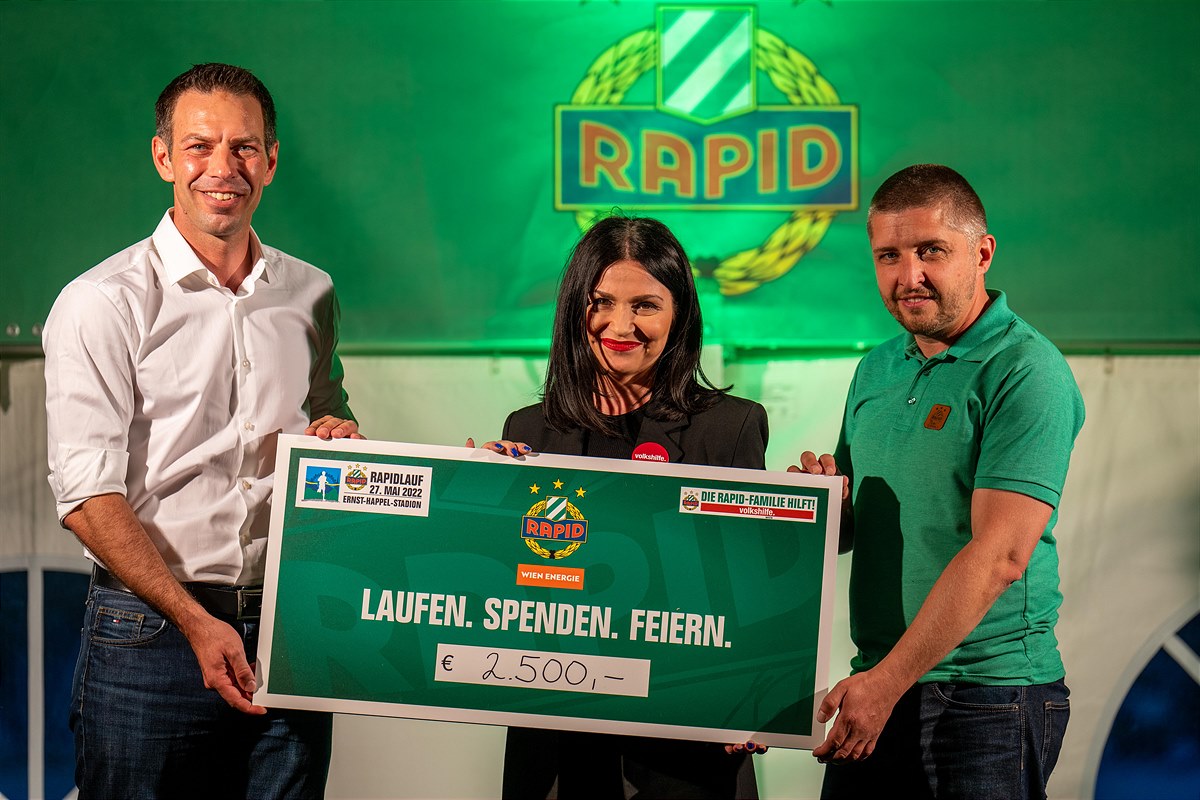 Rapidlauf erzielt 2.500 Euro für den guten Zweck