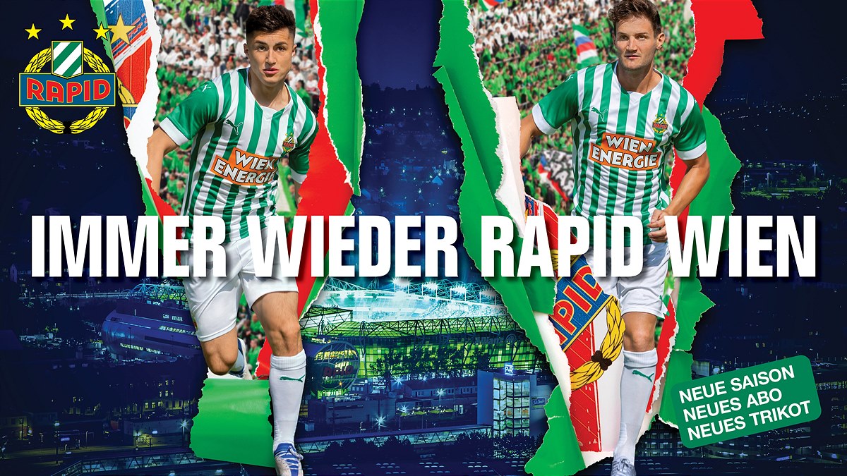 „Immer wieder Rapid Wien“: Neue Plakatkampagne