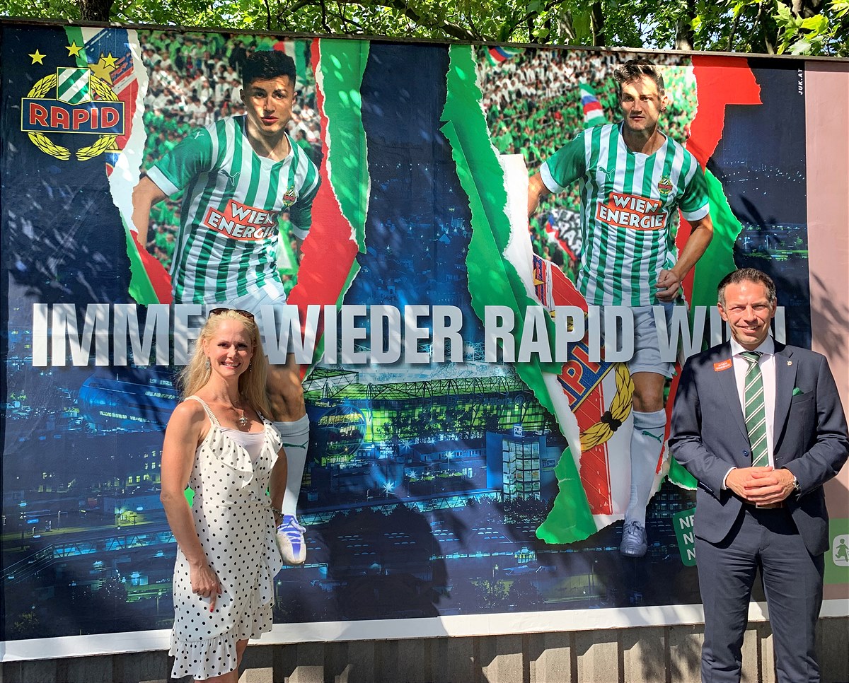 „Immer wieder Rapid Wien“: Neue Plakatkampagne