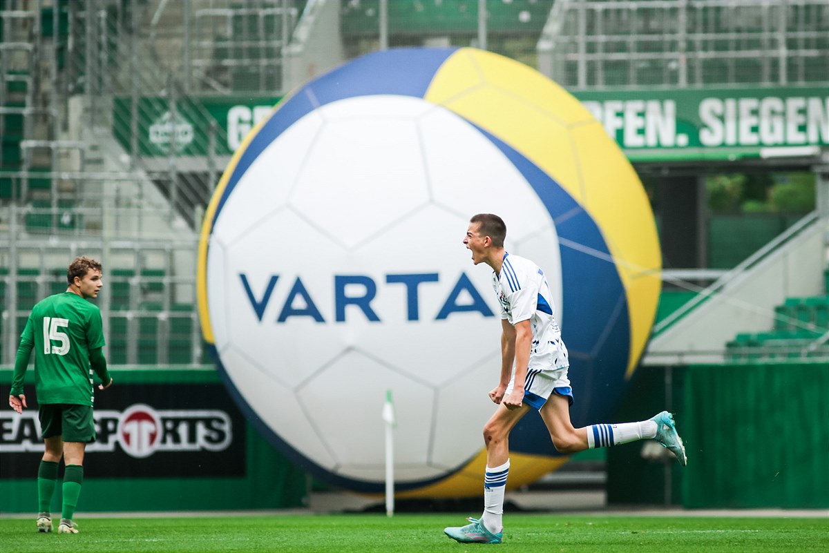 Jubel beim U15 VARTA-Turnier Sieger