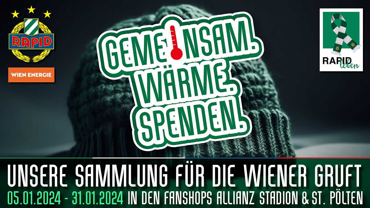 Gemeinsam. Wärme. Spenden. 2024