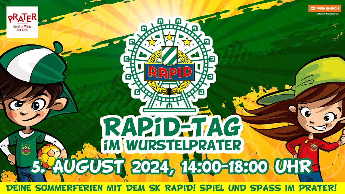 Rapid-Tag im Wiener Wurstelprater 2024