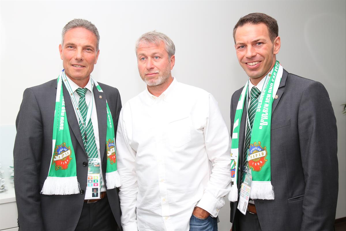 Eröffnung Allianz Stadion - Krammer, Abramowitsch, Peschek