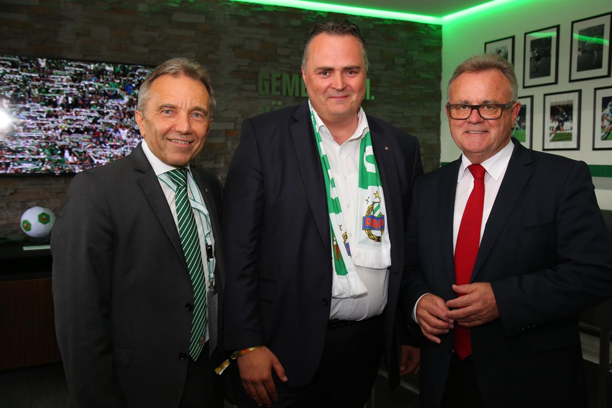 Eröffnung Allianz Stadion - Kuhn, Doskozil, Niessl