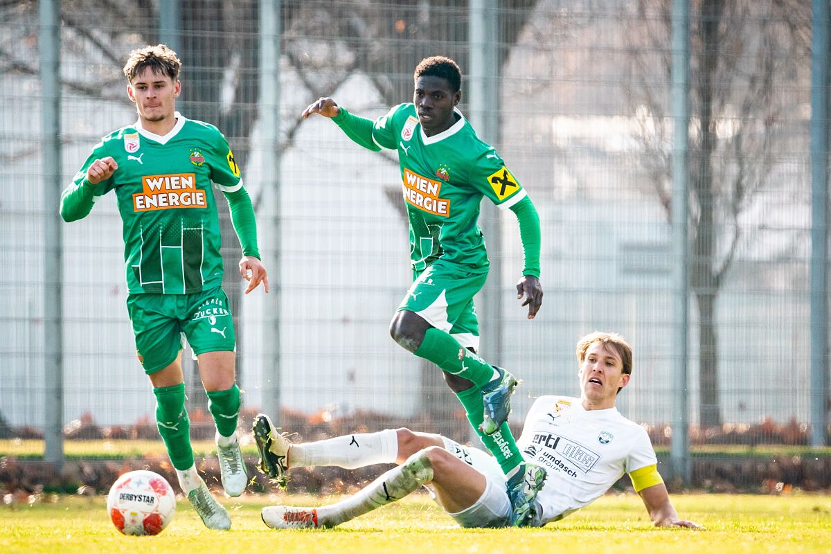 Daniel Nunoo & Moritz Oswald beim Testspiel gegen Amstetten