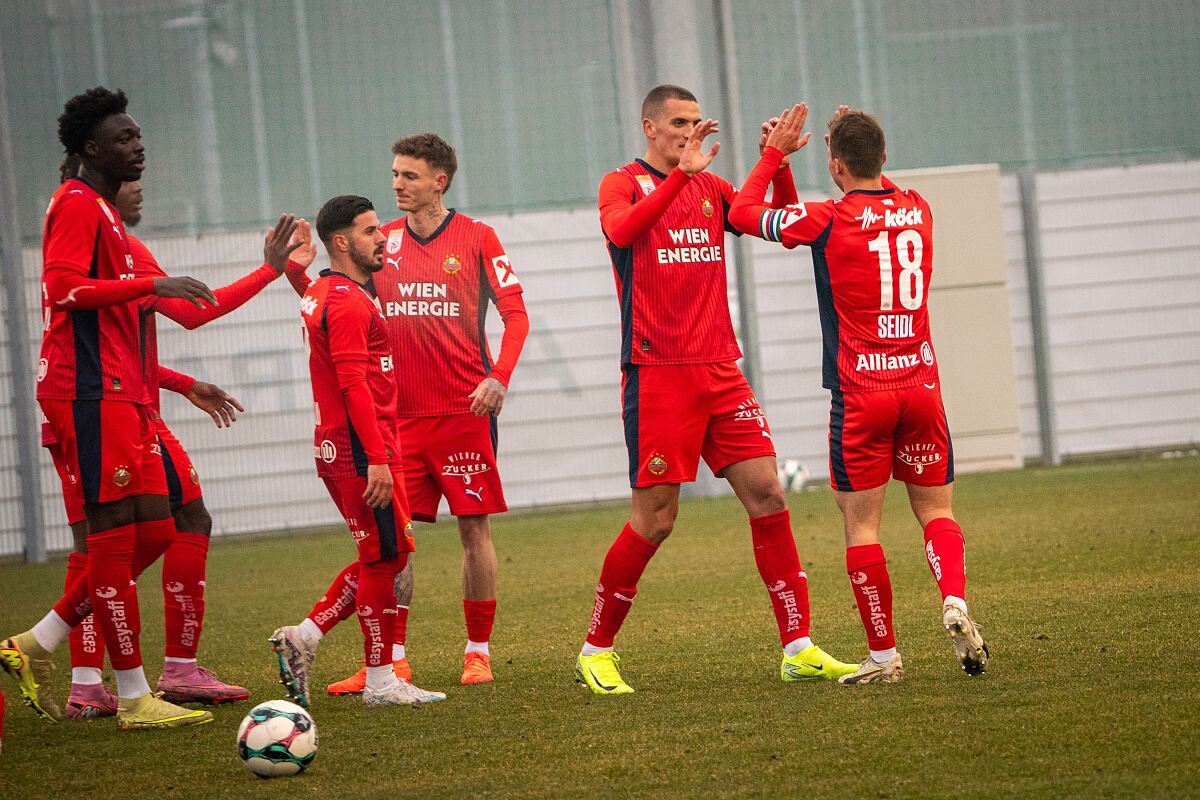 Rapid nach Torerfolg vs NS Mura